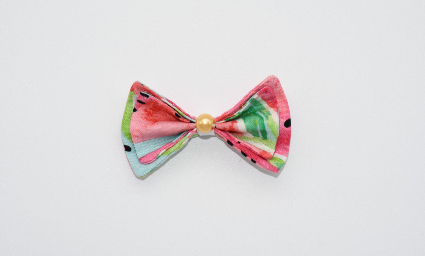 watermelon pet hairbow