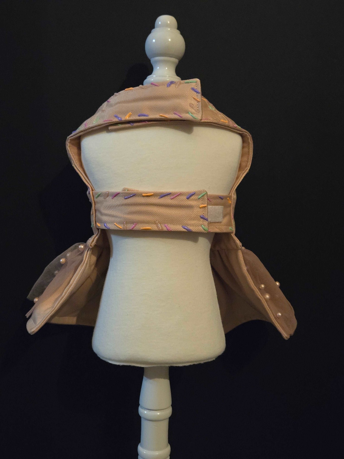 backside of pet dress