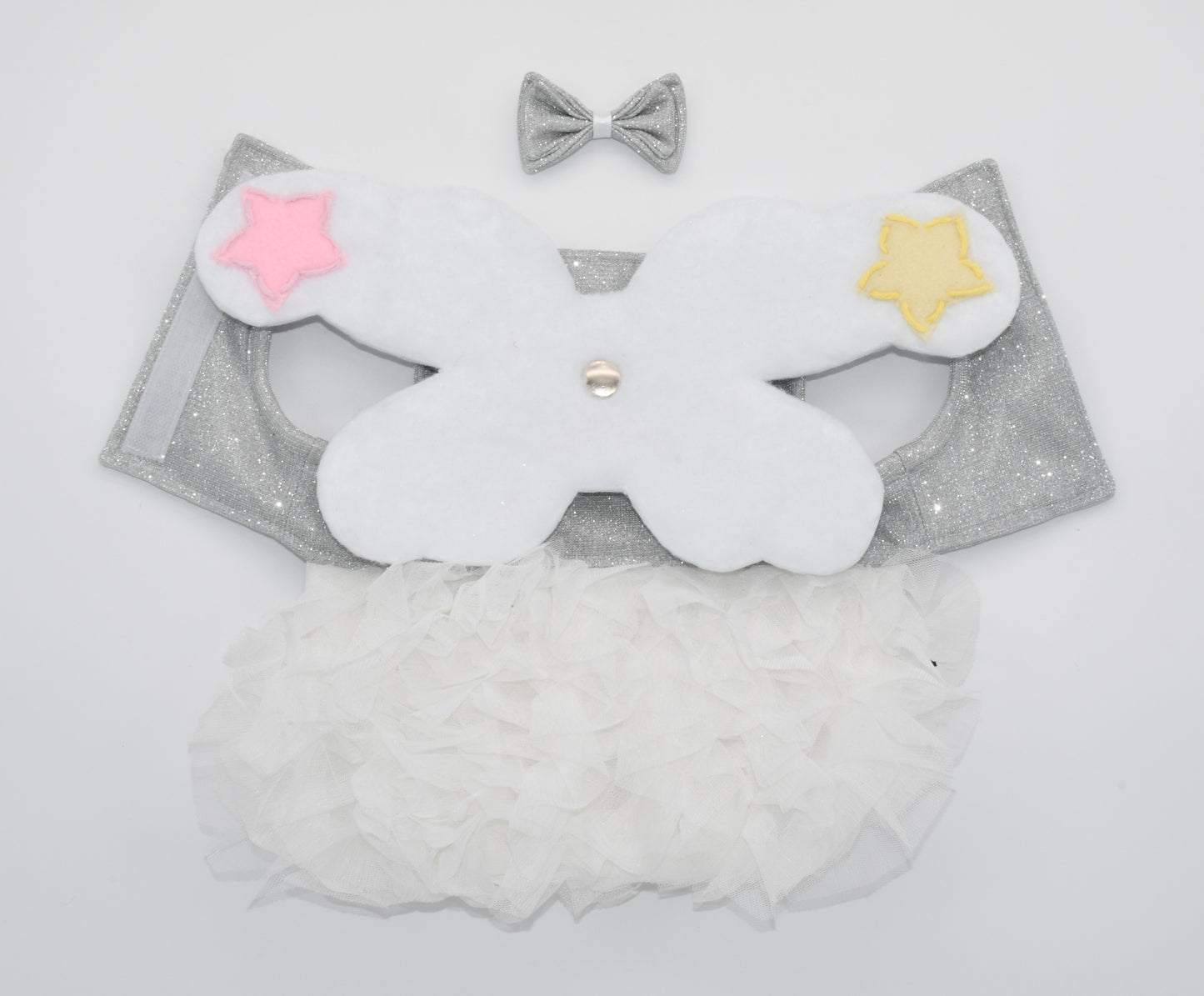 a close up at pet costume couture by mister fashion studio.