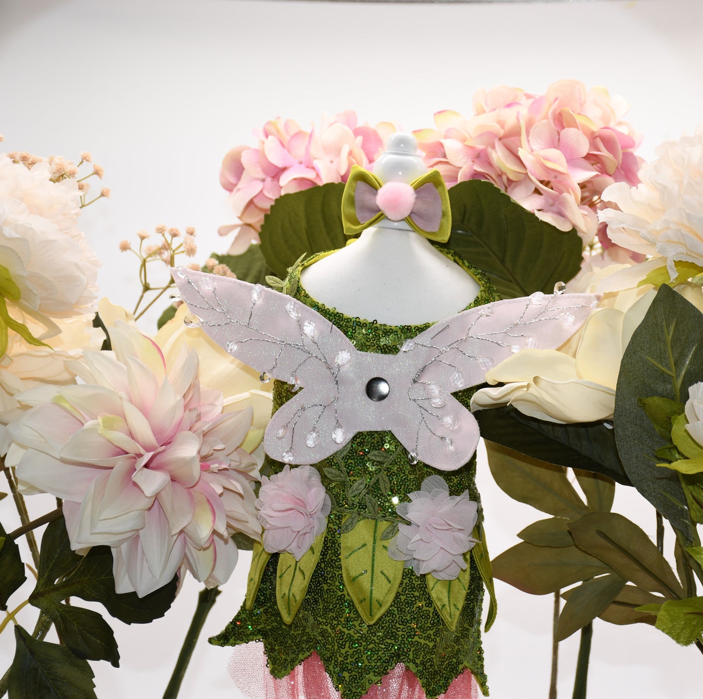 floral fairy pet dress