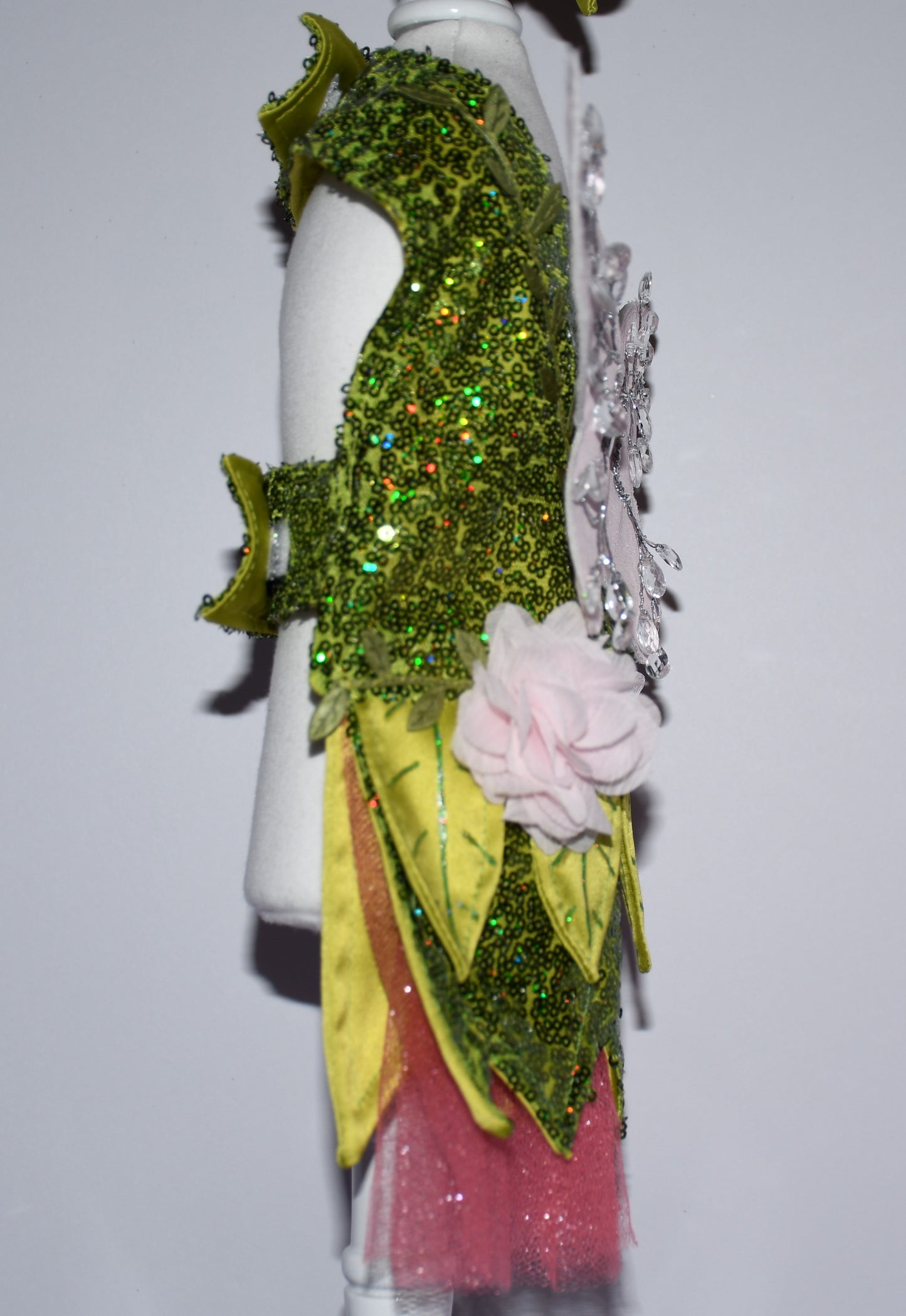 side view of pet dress