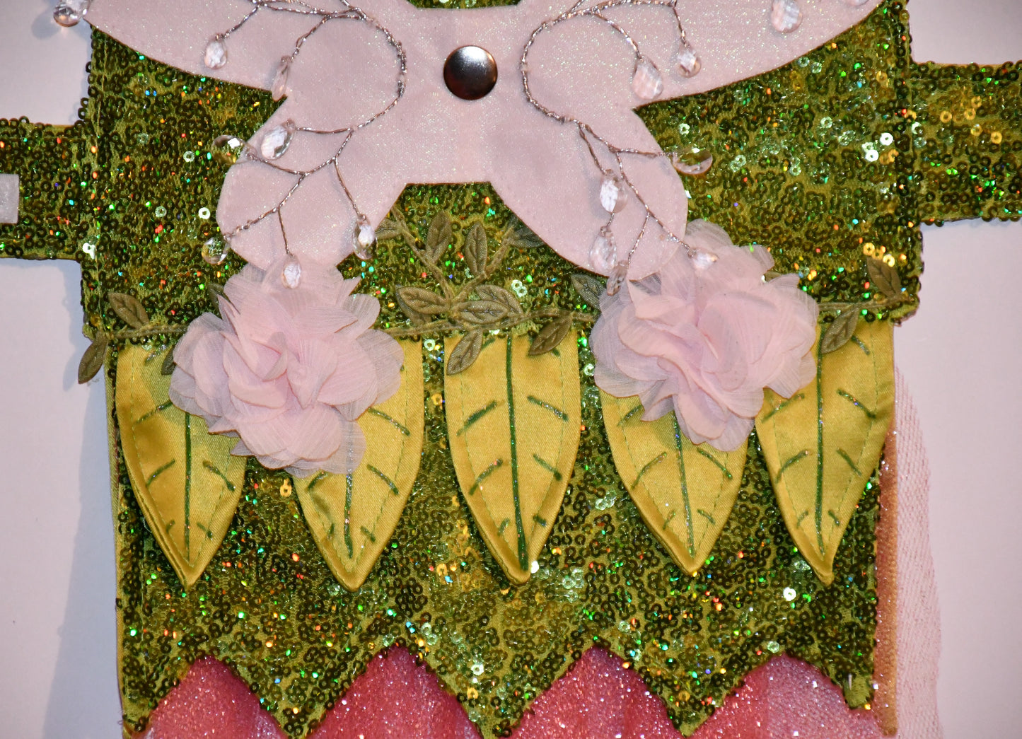 pet fairy costume with crystal wings