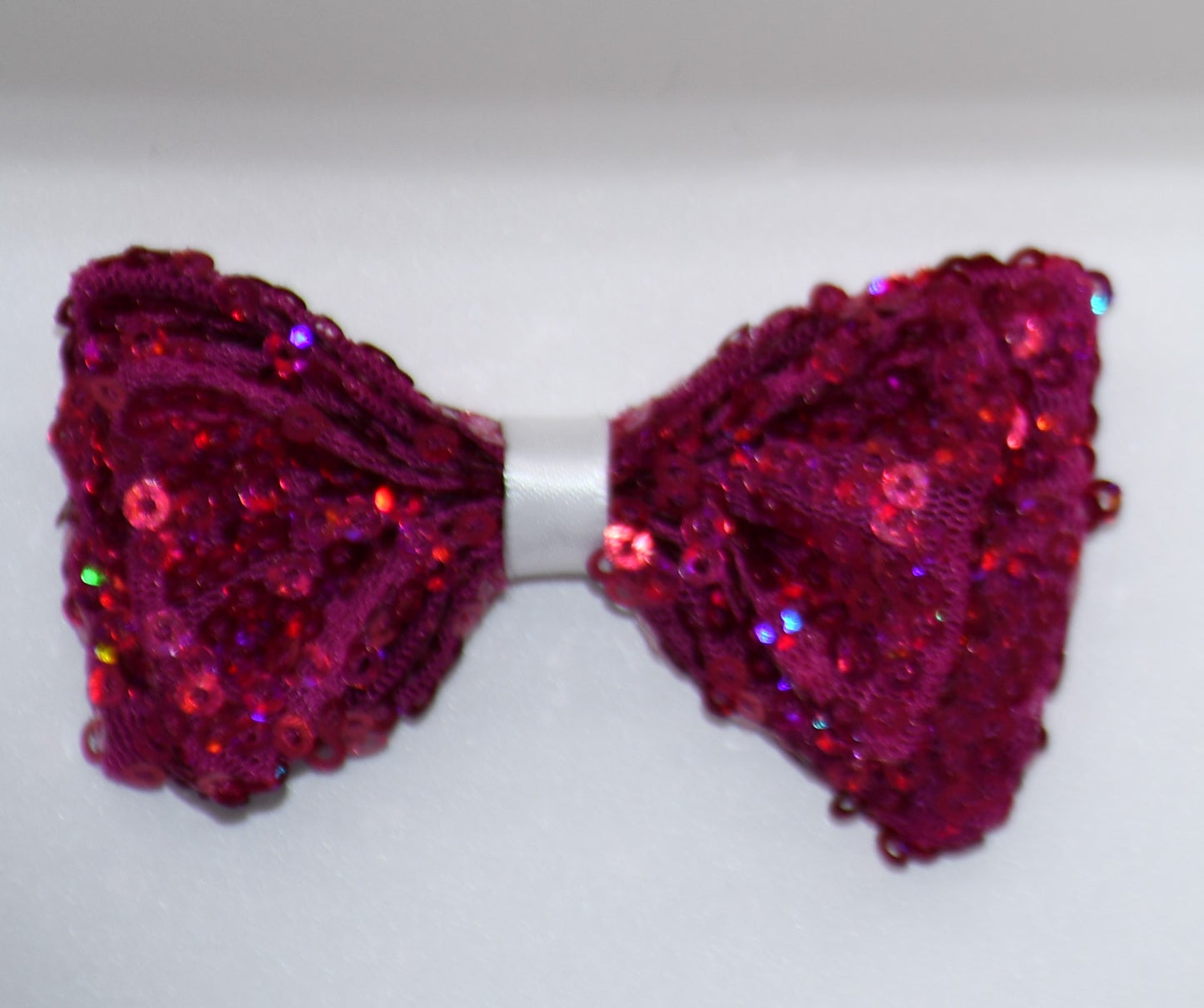 sequin pet hair bow