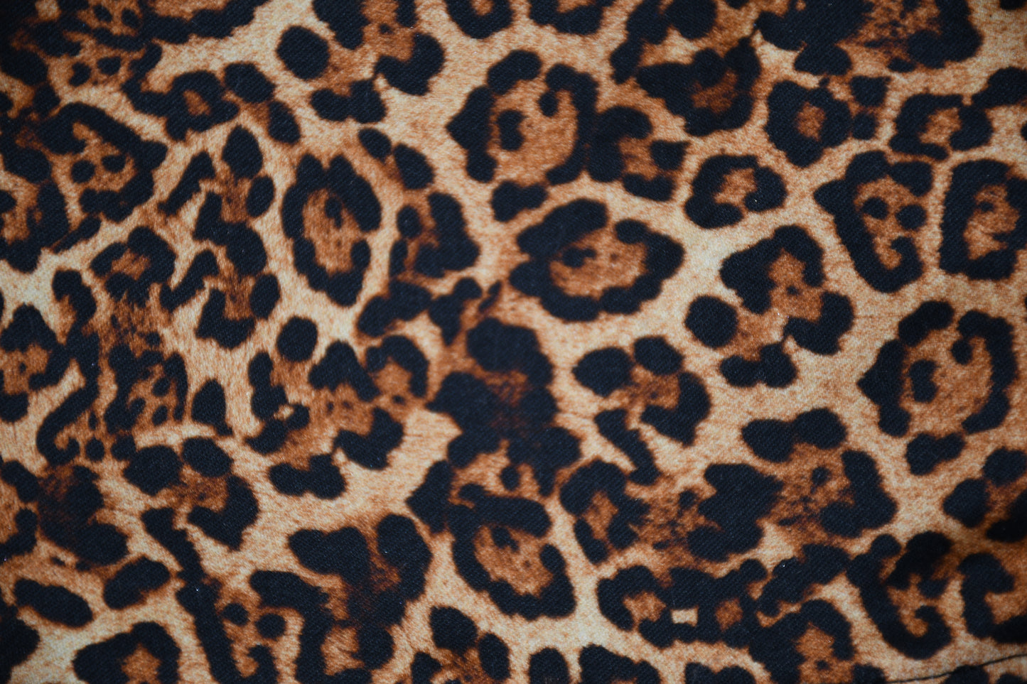 leopard print fabric pet dress