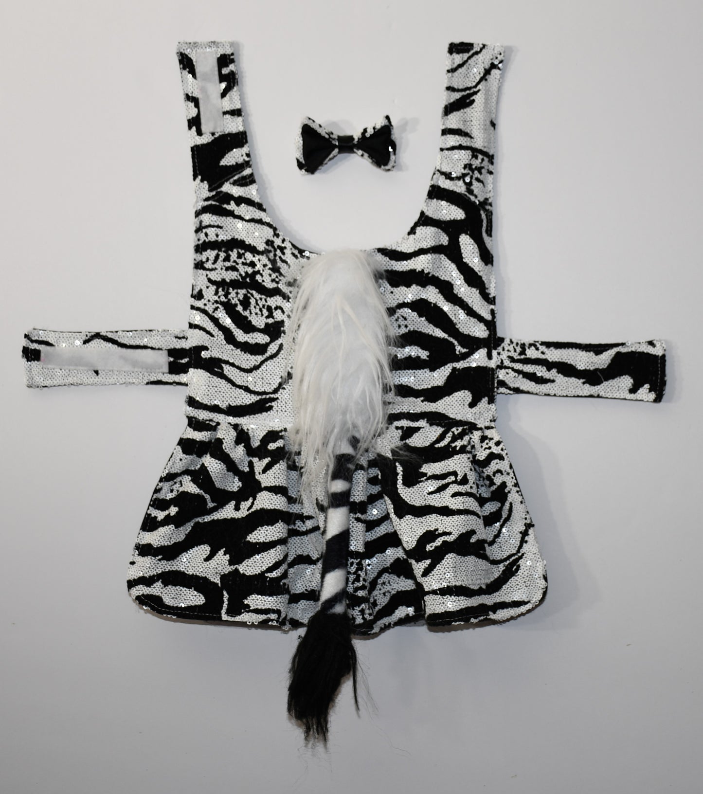 zebra pet dress