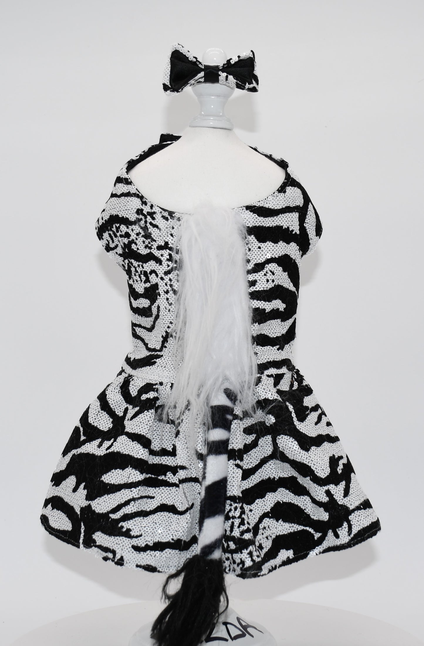 zebra cat dress
