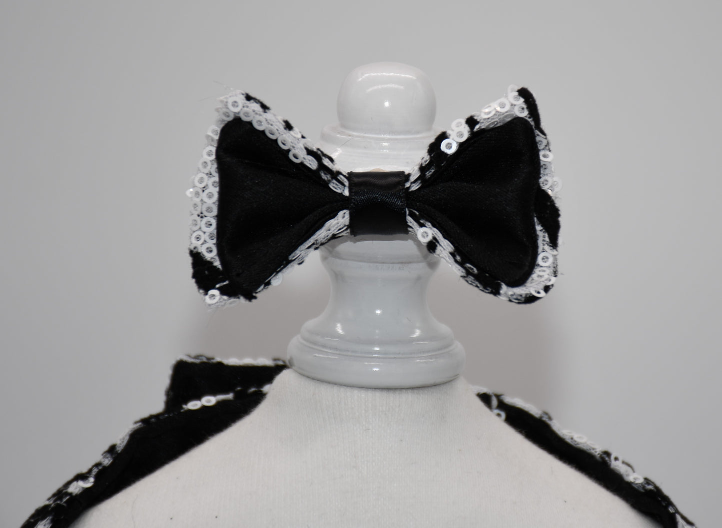 zebra pet hairbow