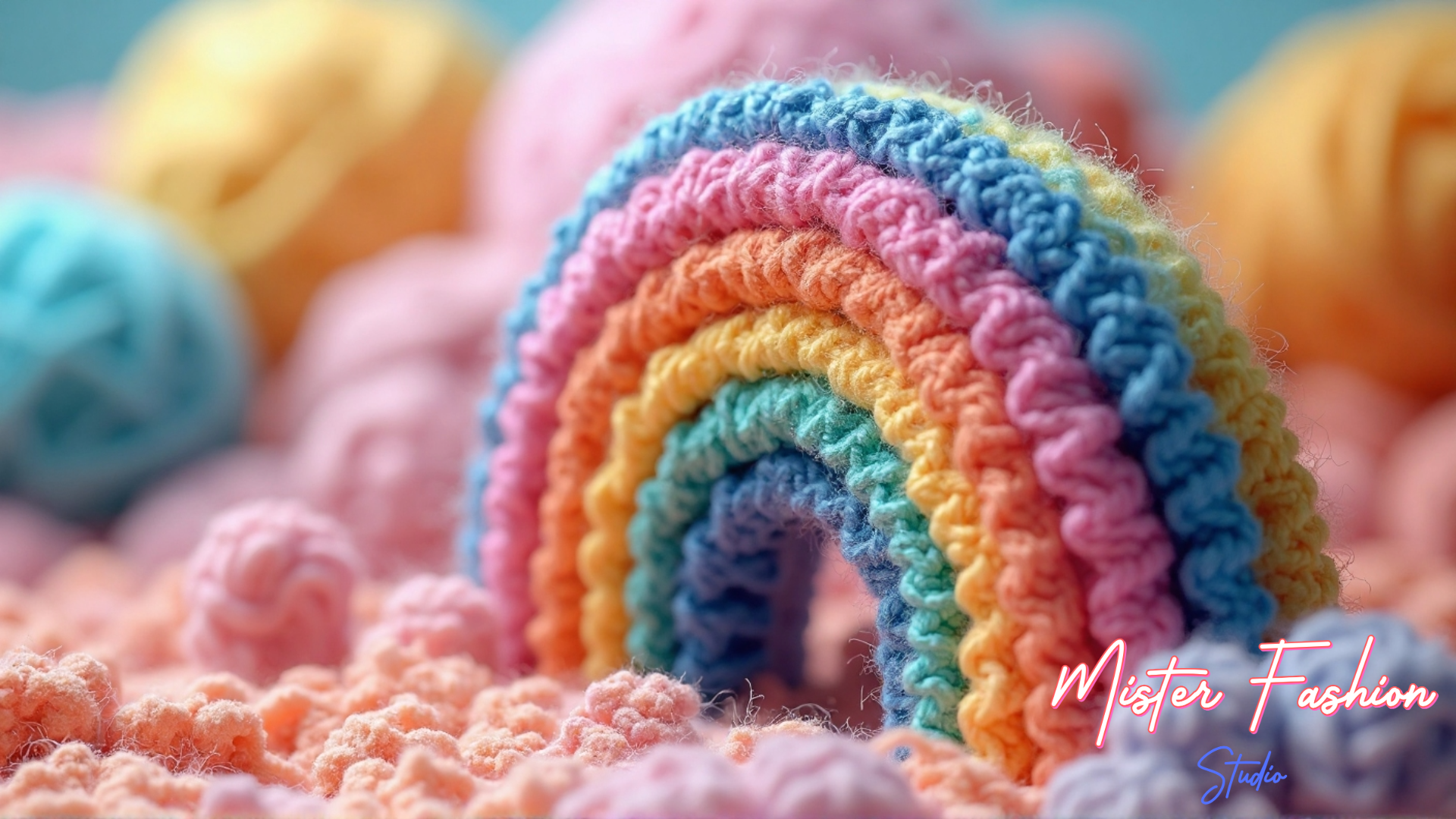 a yarn rainbow by mister fashion studio