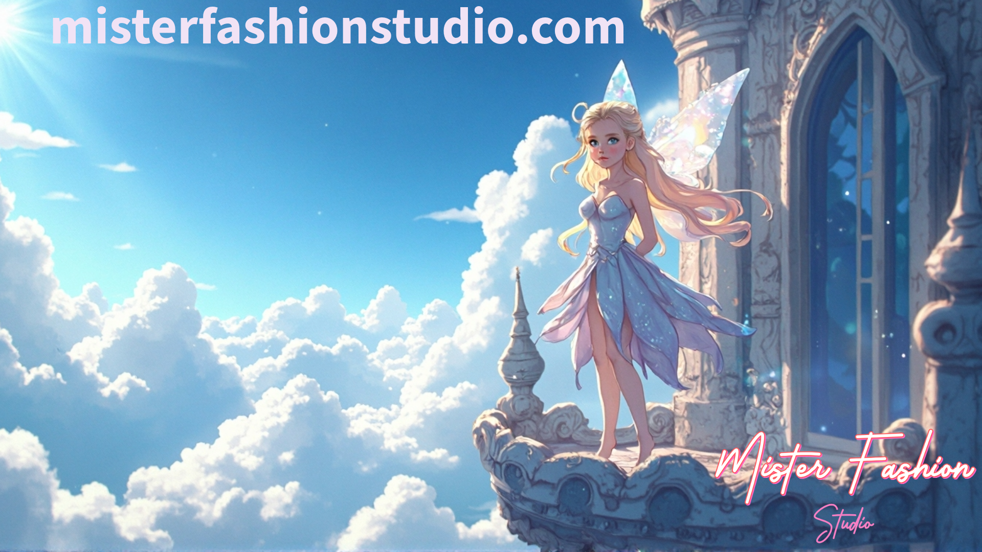 a fairy in a balcony