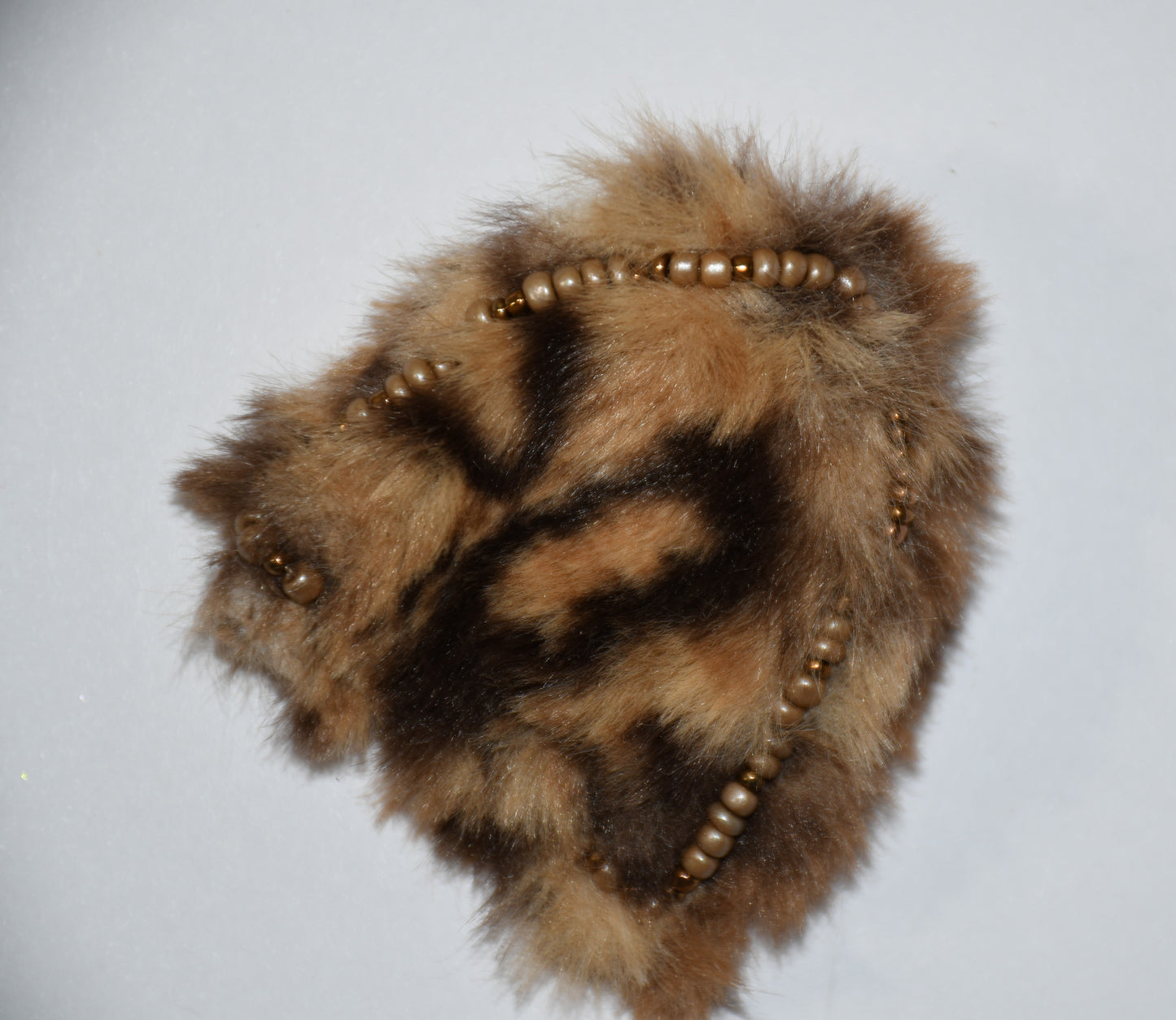 leopard pet hair pin 