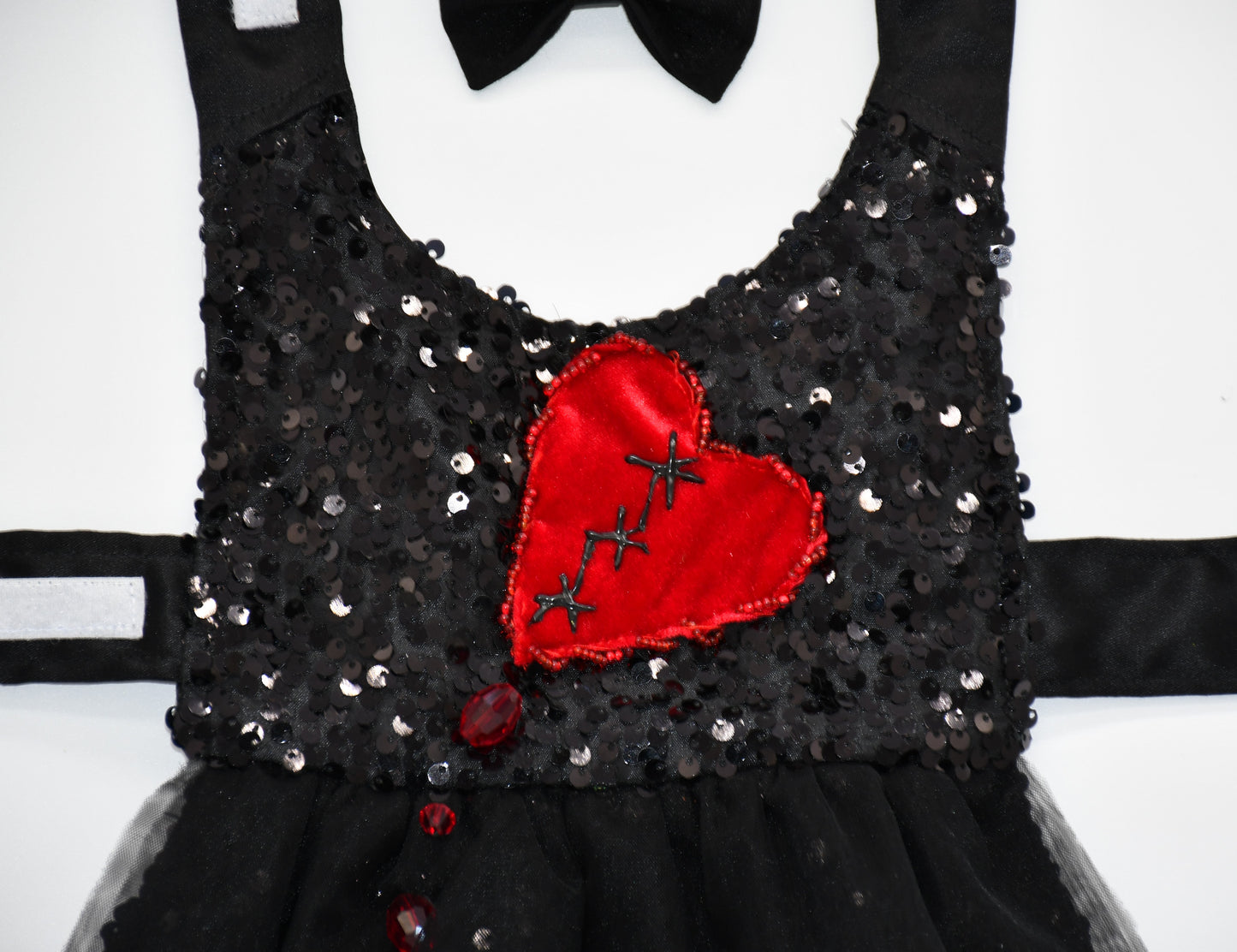 sequin witch cat costume 