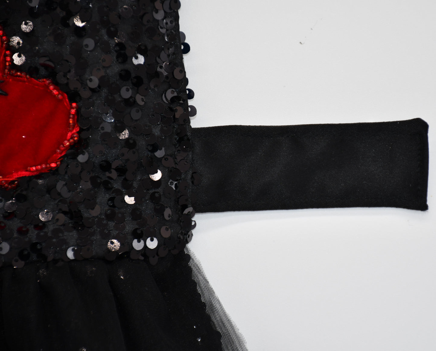 close up at sequin fabric