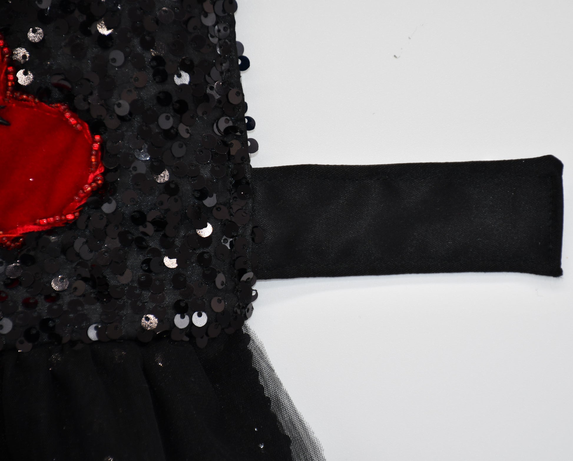 close up at sequin fabric