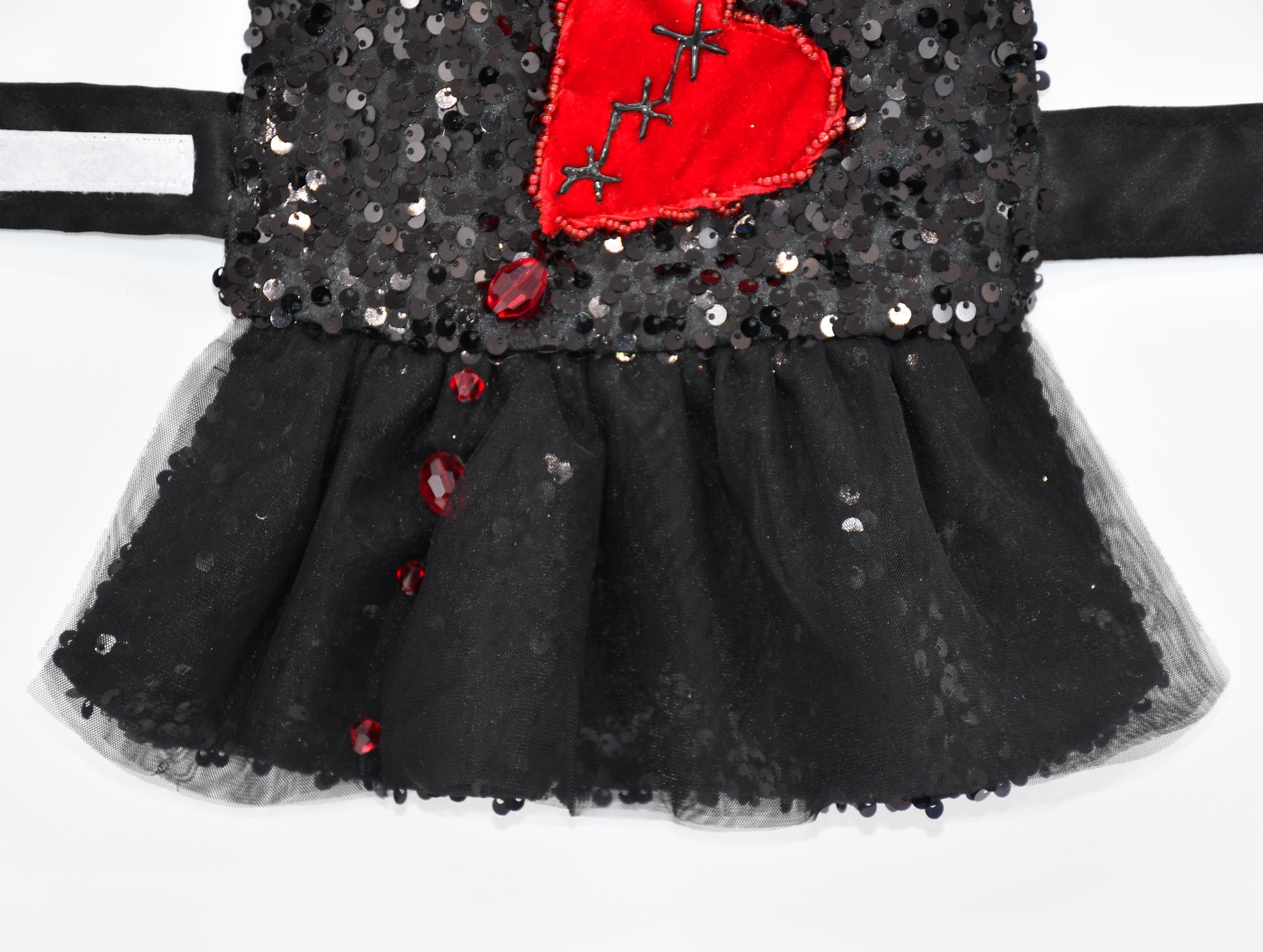 sequin witch dog costume 