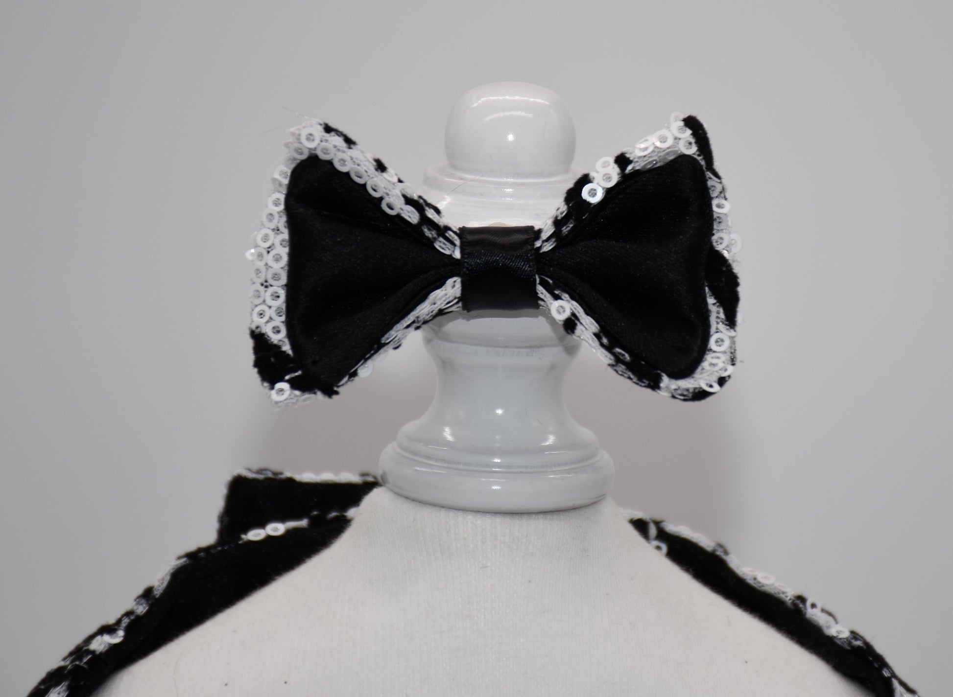 zebra pet hairbow