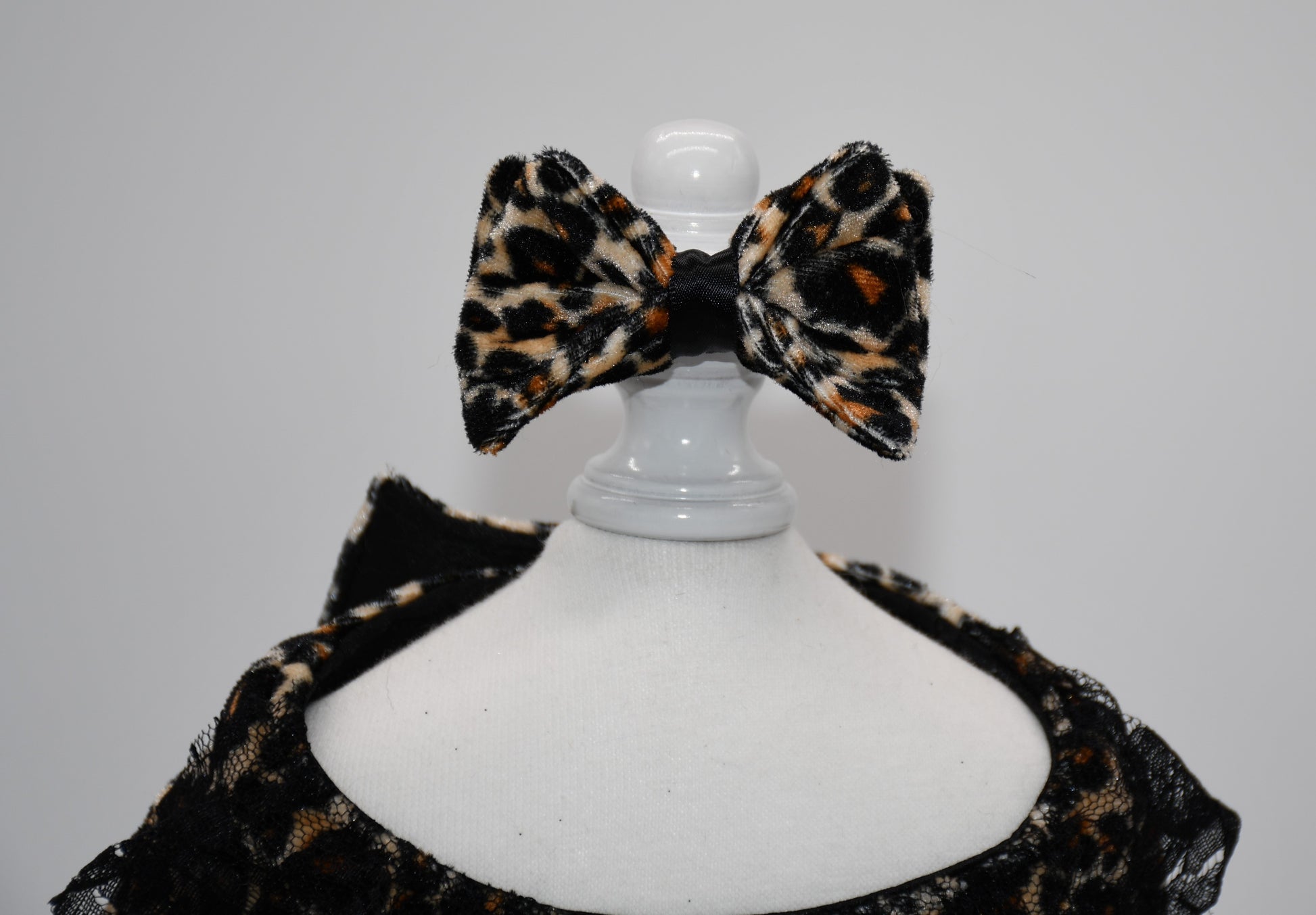 cheetah pet hairbow
