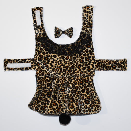 velvet cheetah dog costume