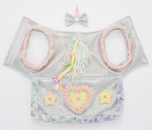 a look at the entire dress and pet hair bow