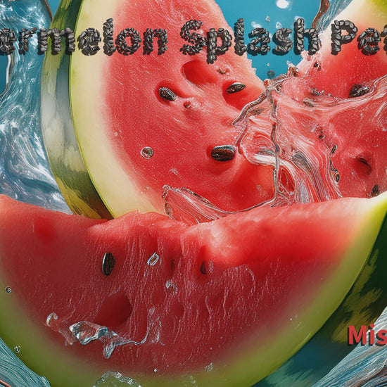 Watermelon Splash Pet Hair Bow reel