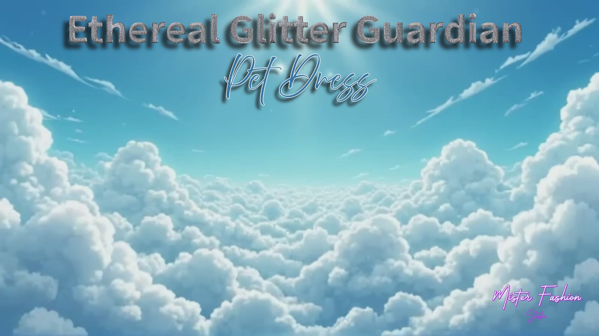 Ethereal Glitter Guardian Fairy Pet Dress photo reel