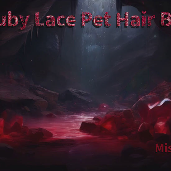 Ruby Lace Pet Hair Bow reel
