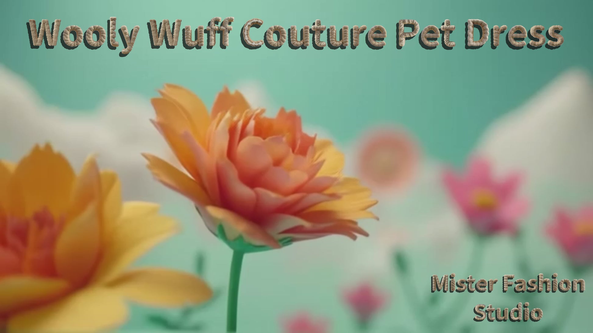 Wooly Wuff Couture Pet Dress animation video