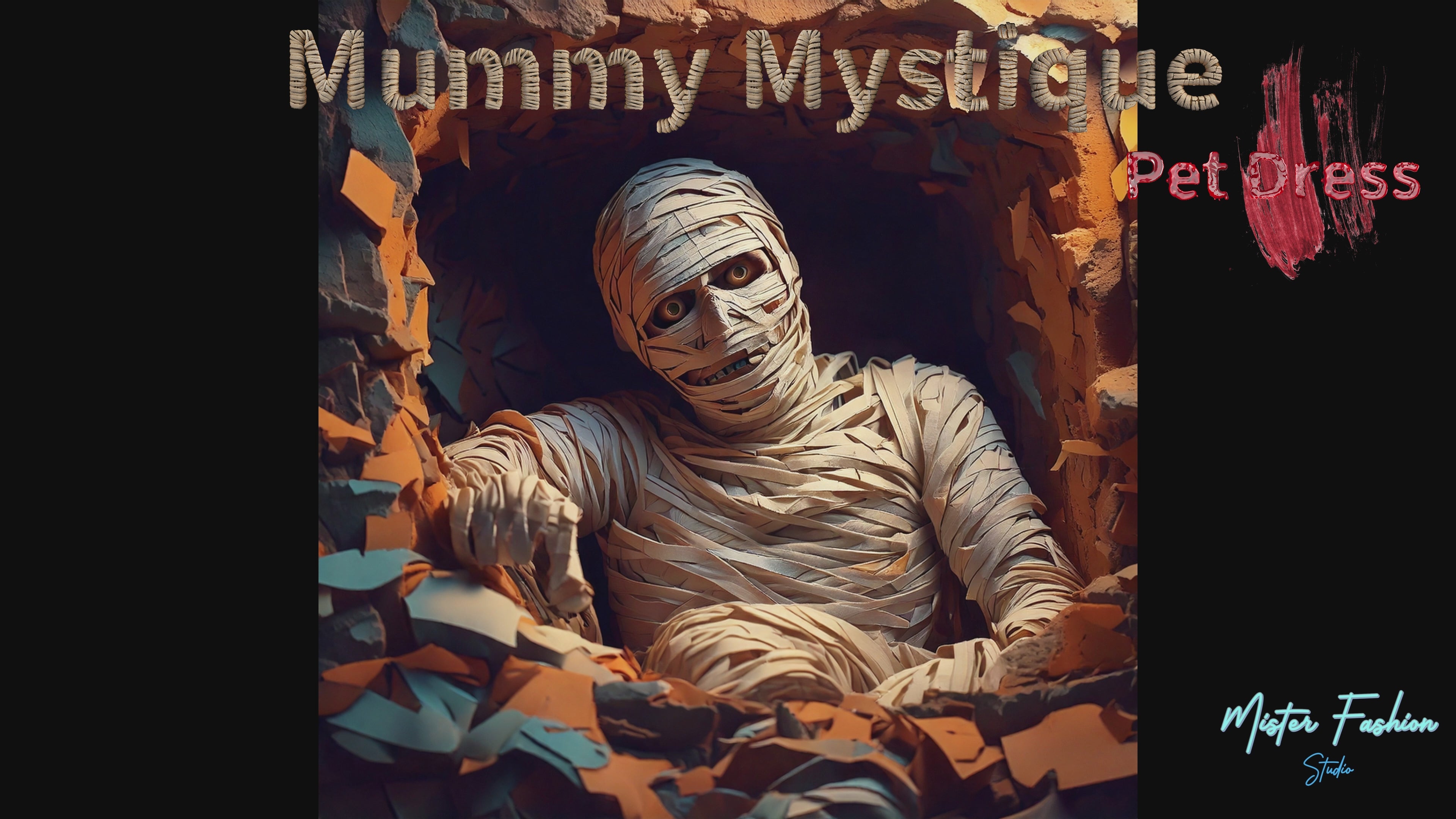 Load video: Mummy Mystique Pet Dress photo reel
