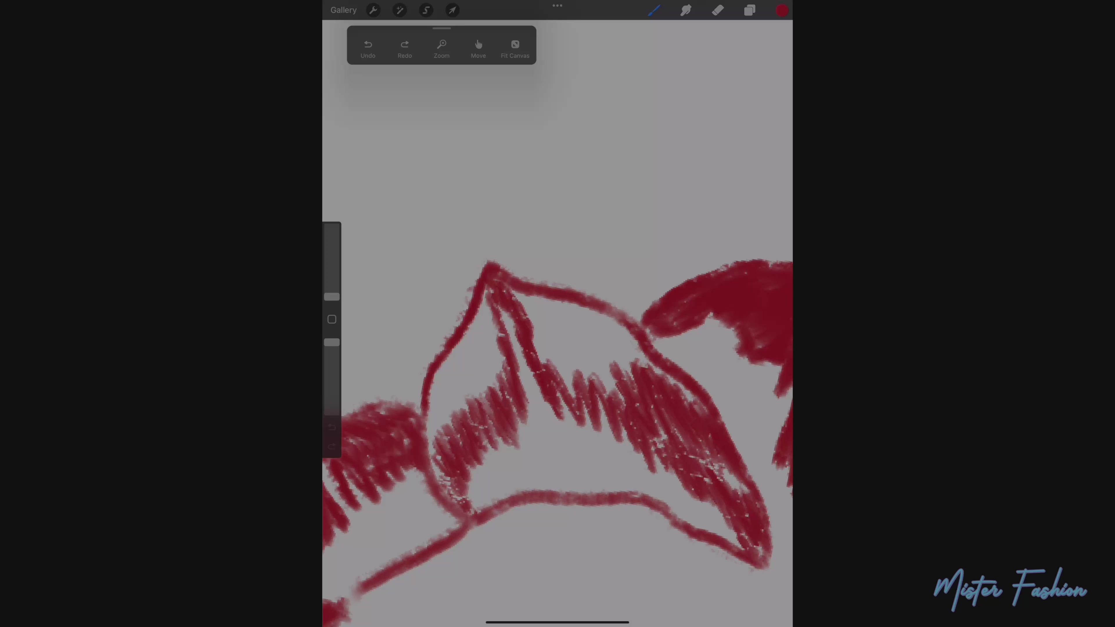 Load video: a video showing a drawing of a rose. by mister fashion studio