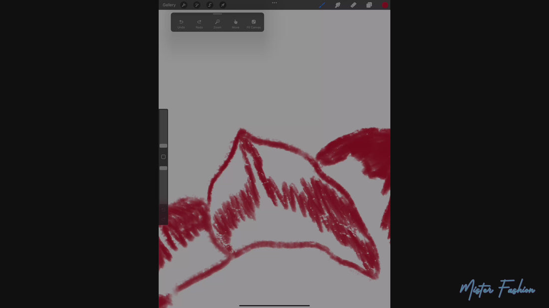 a video showing a drawing of a rose. by mister fashion studio