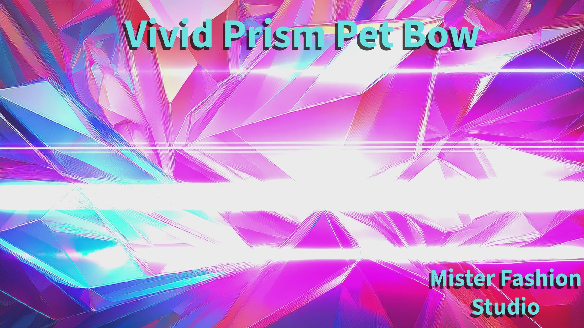 vivid prism pet hair bow reel