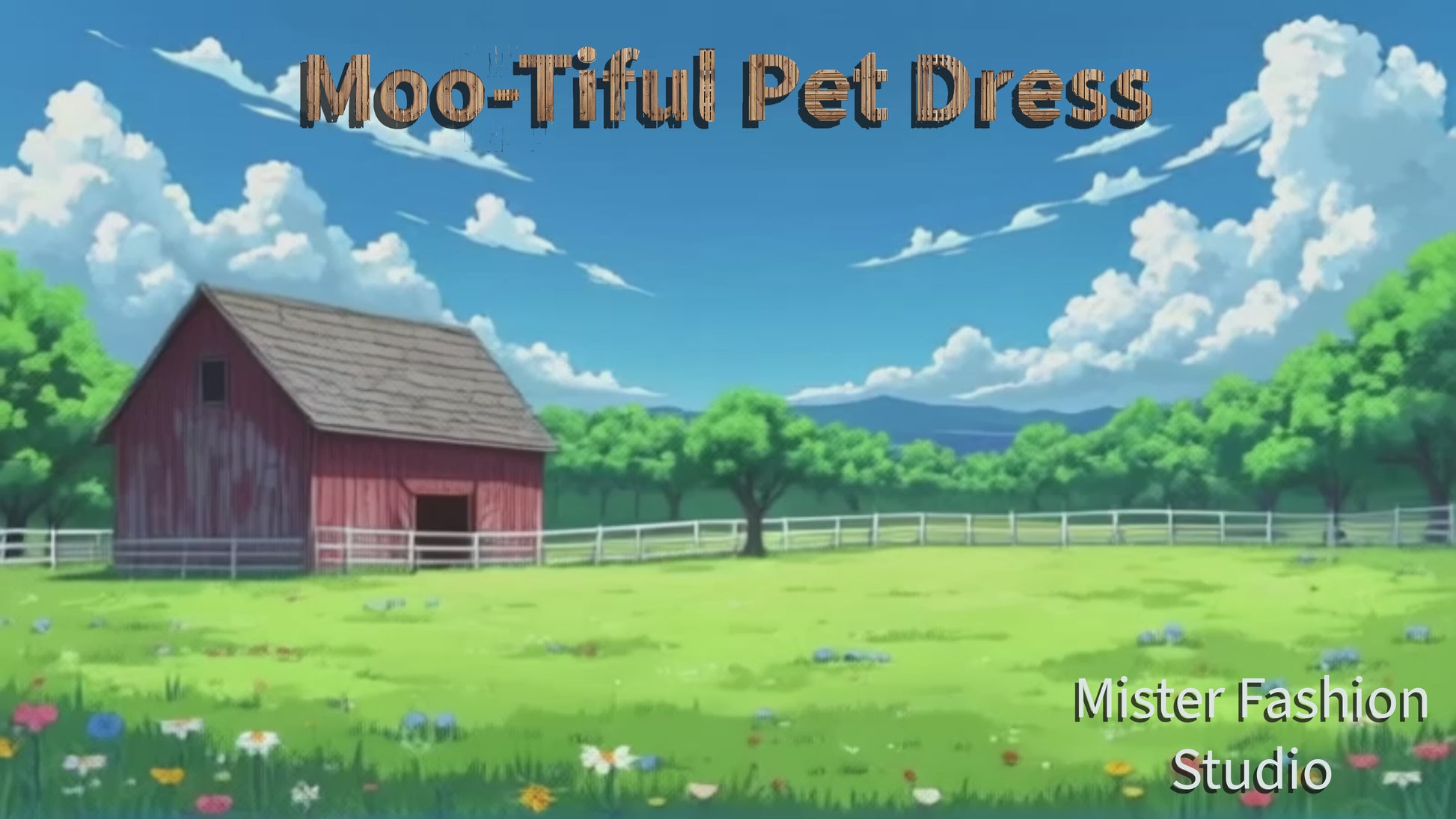 Moo-tiful Pet Dress showroom video