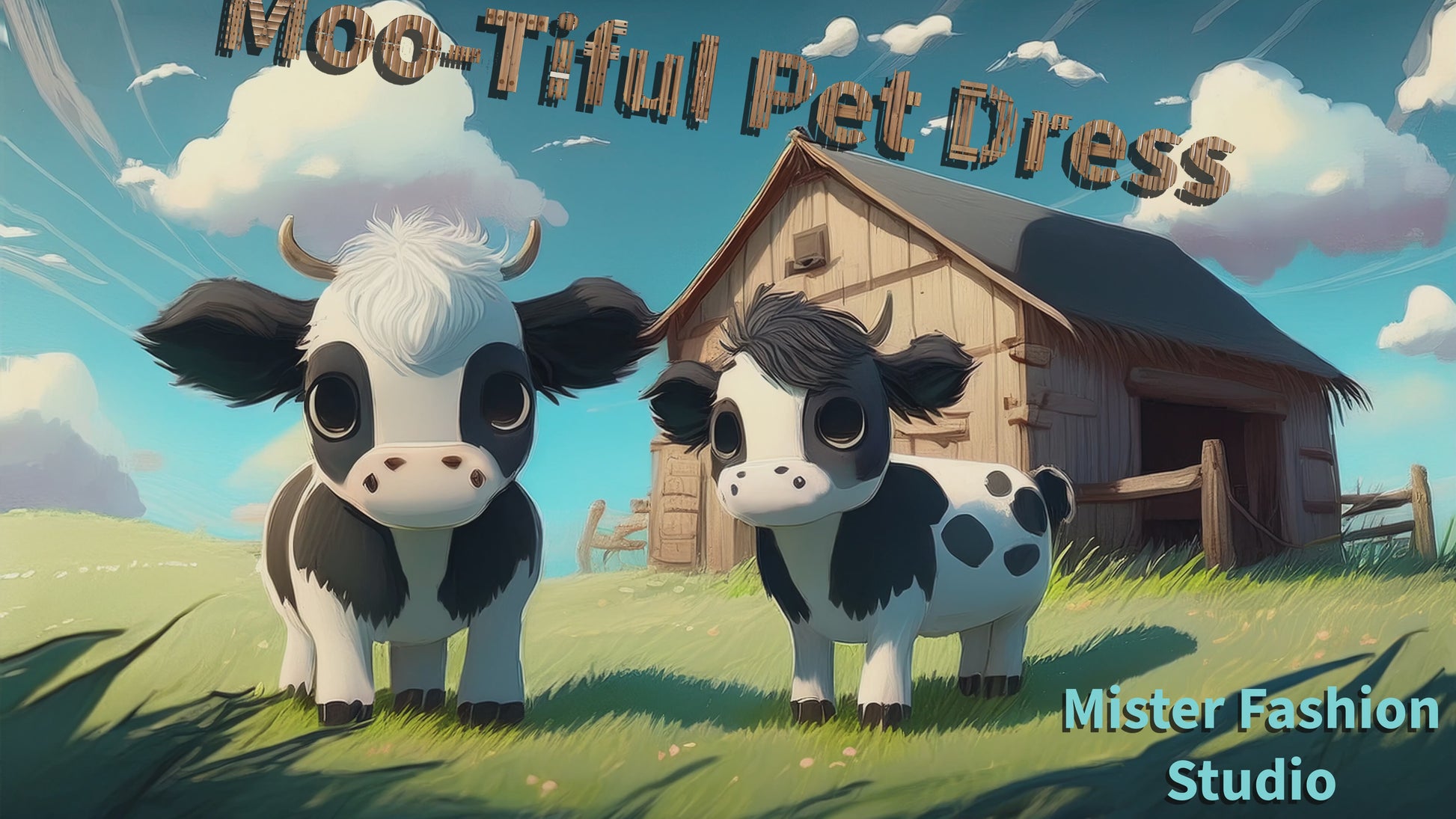 Moo-tiful Pet Dress photo reel