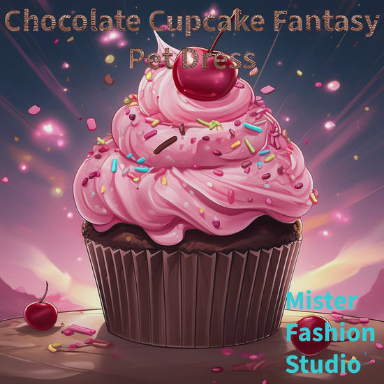 Chocolate Cupcake Fantasy Pet Dress showroom video