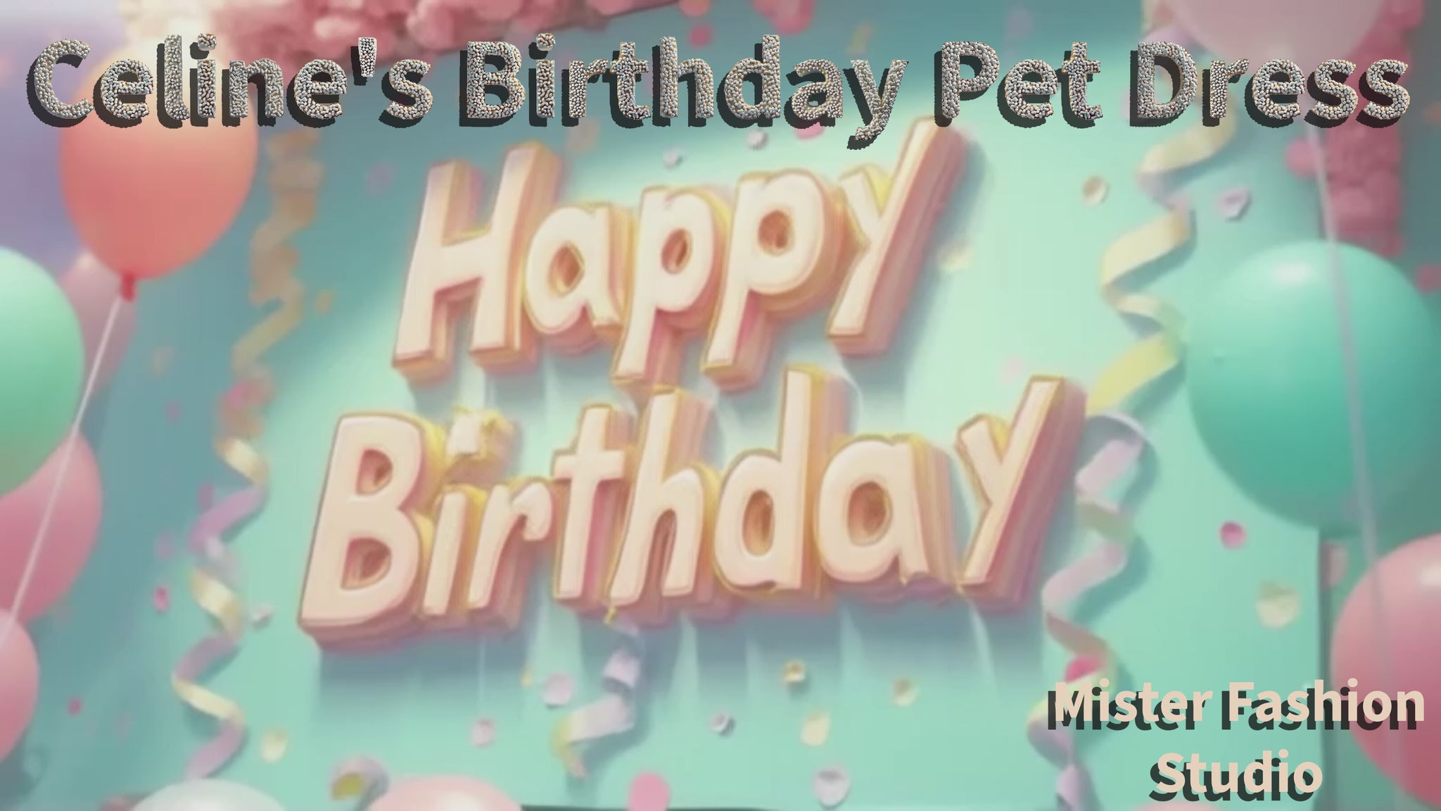 Celine’s Birthday Dress animation video