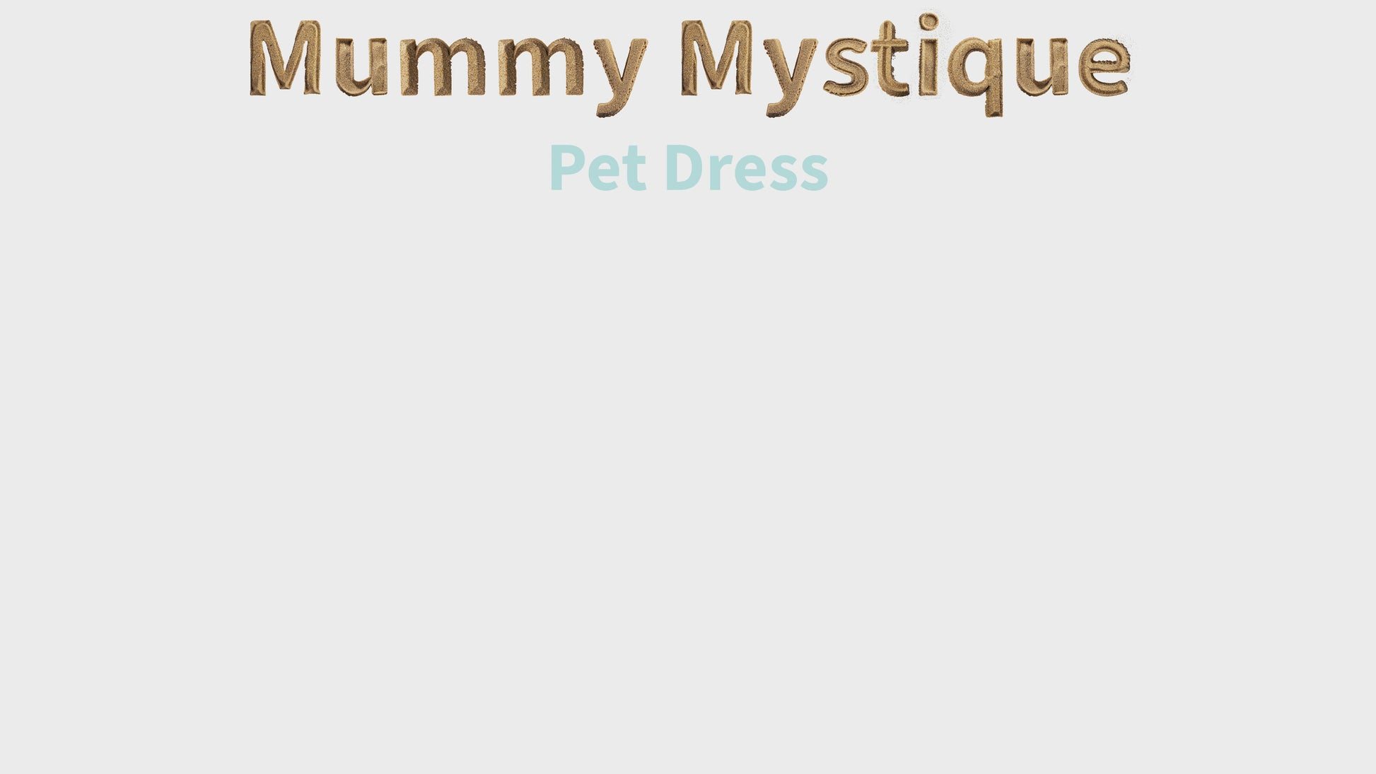 mummy mystique pet dress showroom video