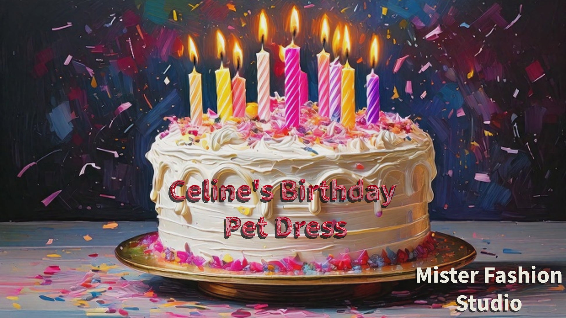 Celine’s Birthday Dress showroom video