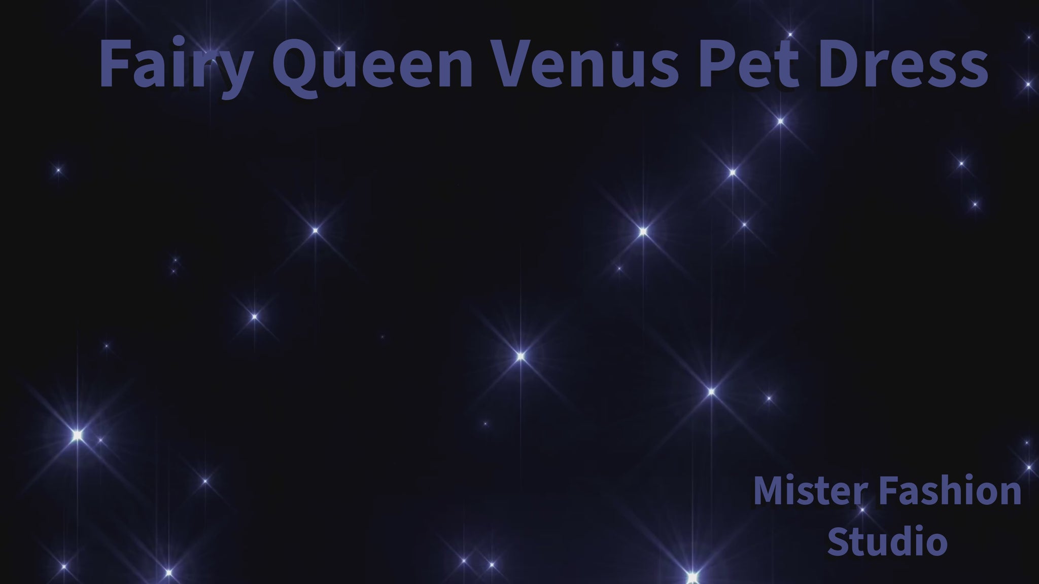 Fairy Queen Venus Pet Dress showroom video