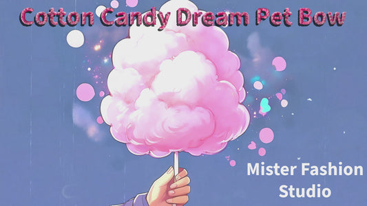 cotton candy dream pet hair bow reel