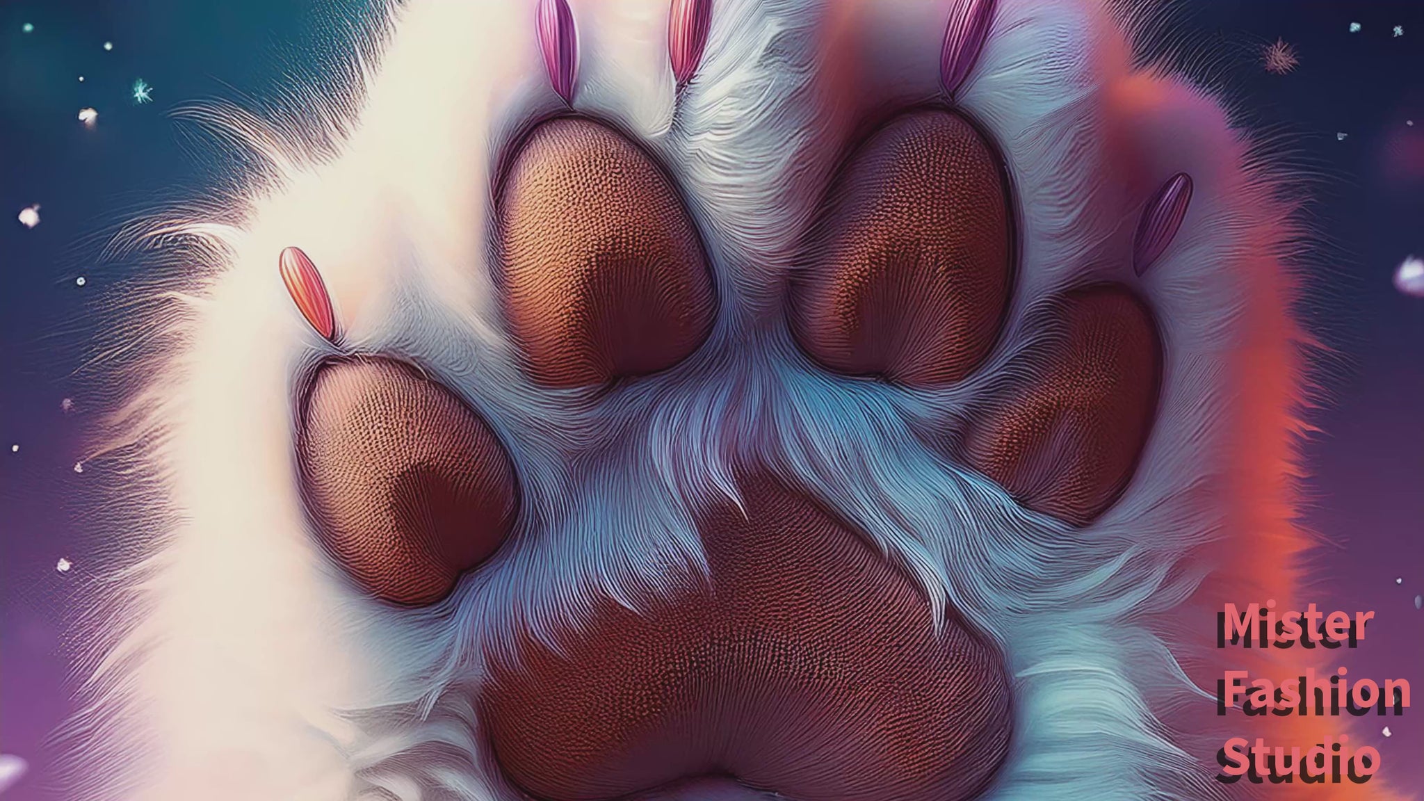 fluffy paws pet hair bow photo reel