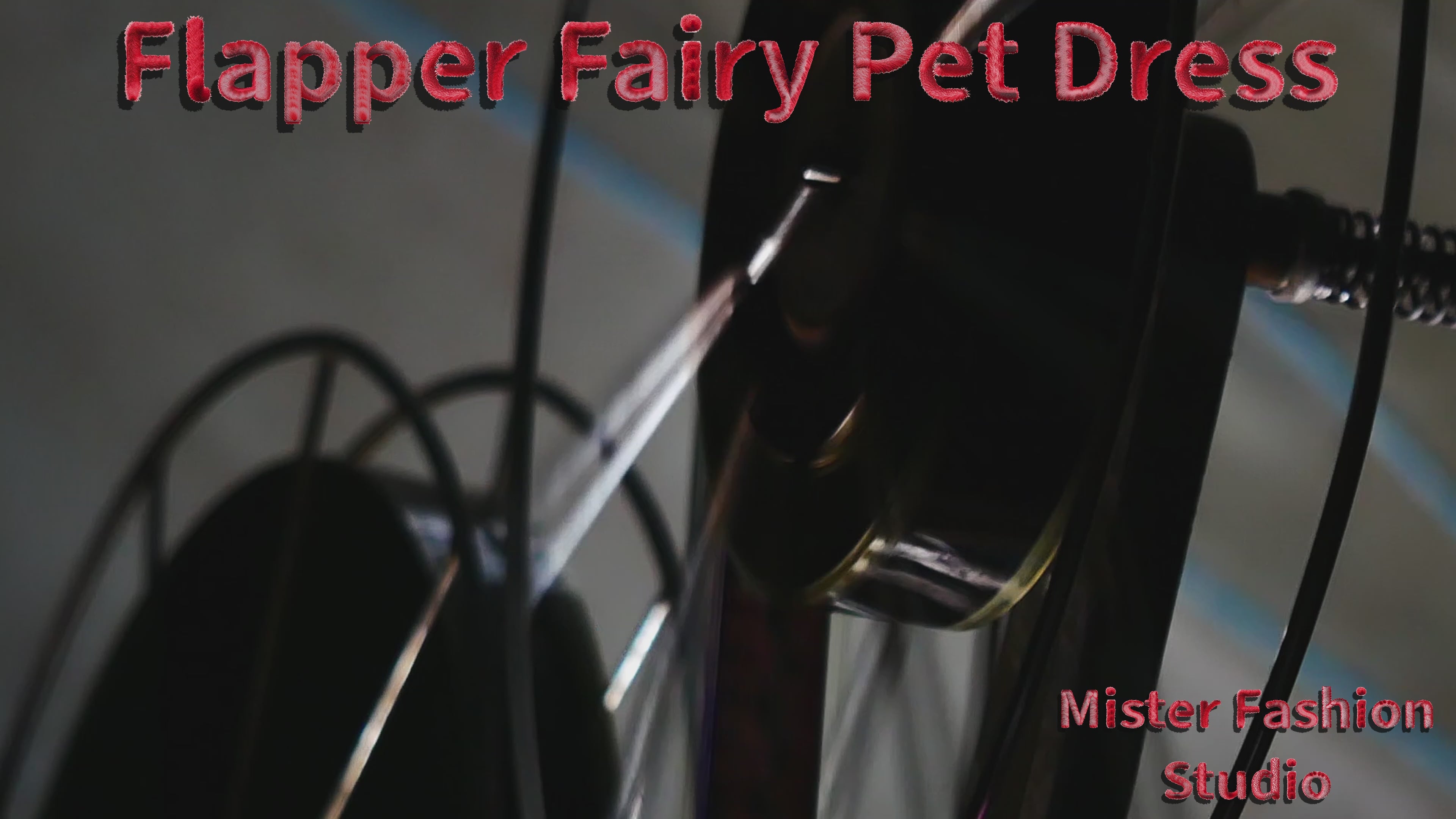 Load video: Flapper Fairy Pet Dress showroom video