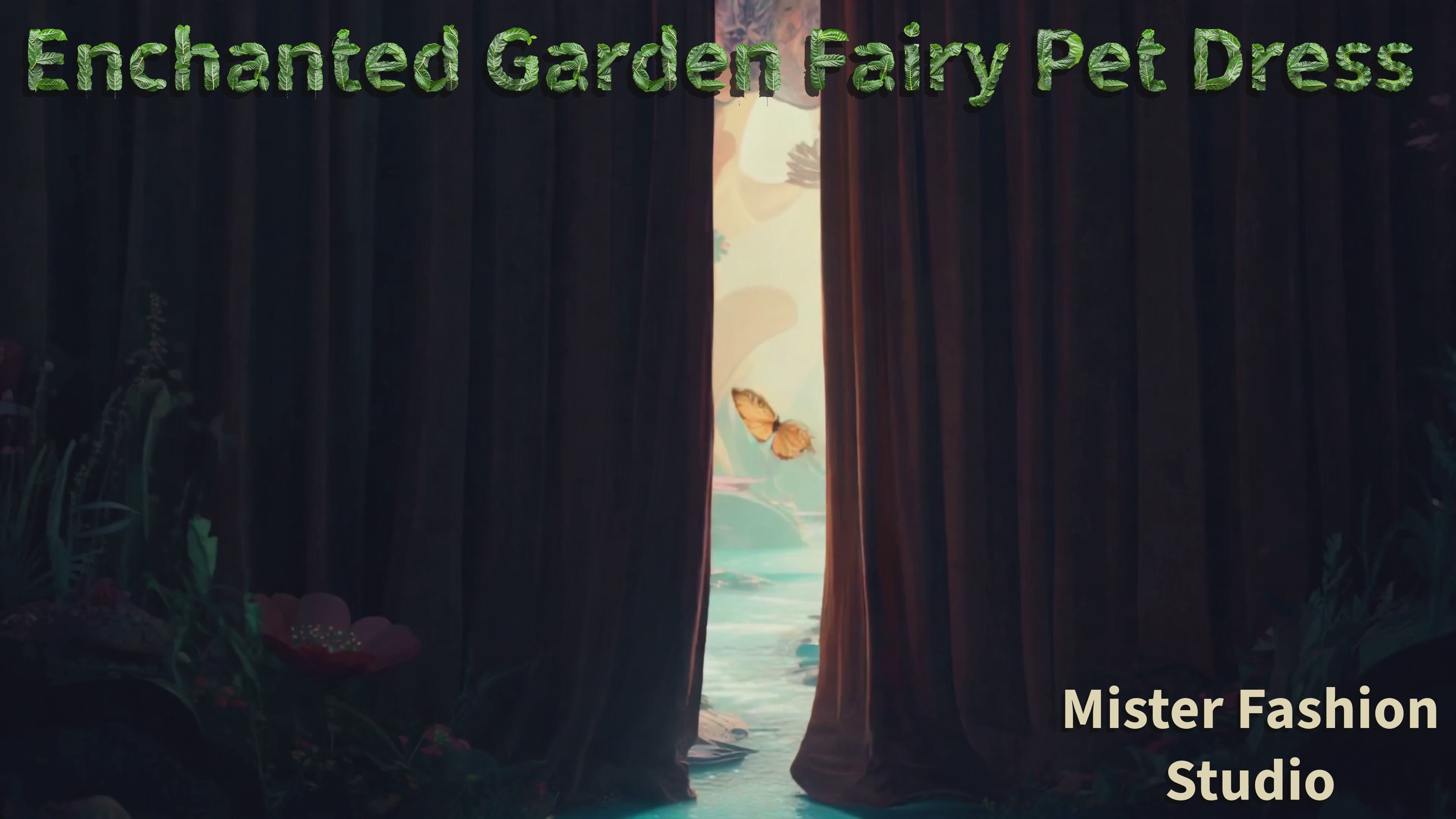 Load video: enchanted garden fairy pet dress showroom video