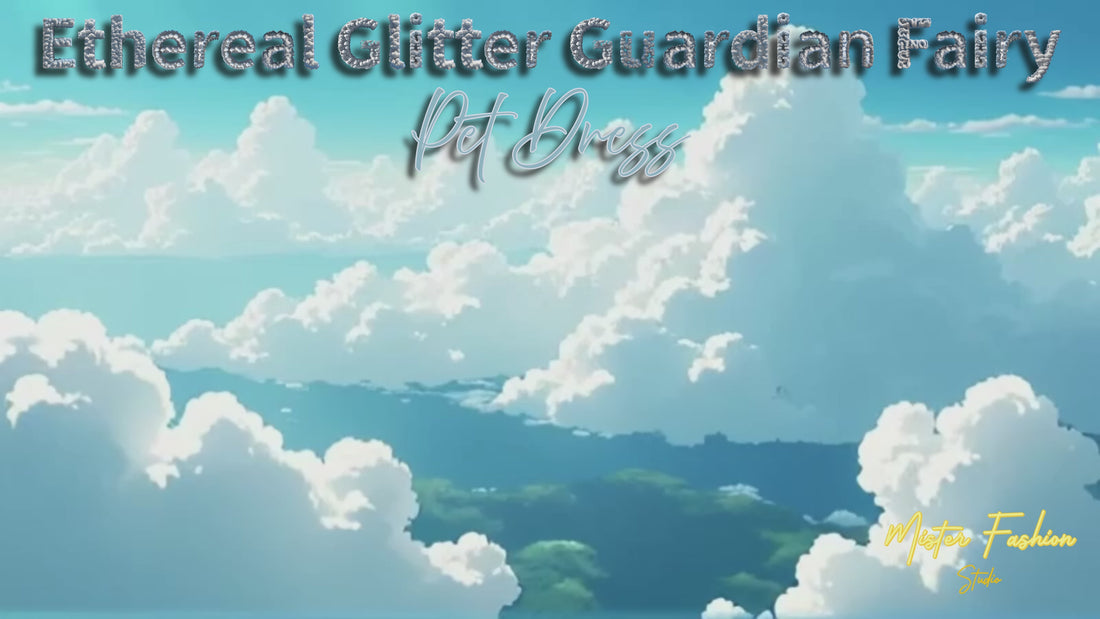 Ethereal Glitter Guardian Fairy Pet Dress showroom video